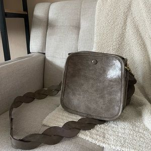 Gray Crossbody Bag